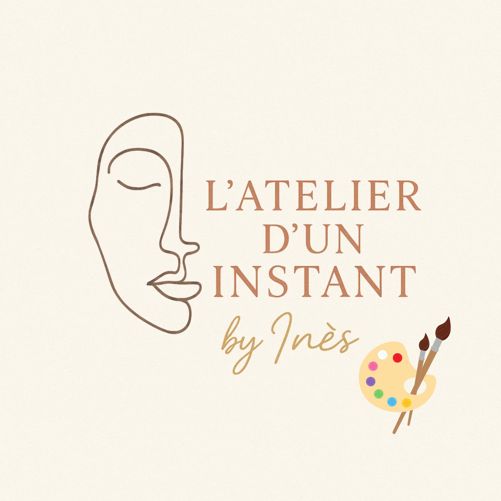 Logo Atelier D'Un Instant By Ines